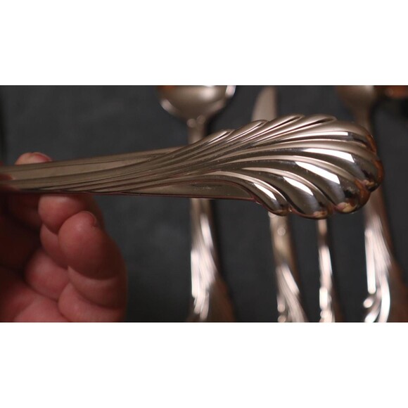 Yamazaki Cove Place Soup Spoons (6) Stainless Flatware - Picture 2 of 3